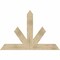 Ekena Millwork Saratoga Rough Sawn Timber Gable Bracket, Douglas Fir, 60"W x 40"H x 2"D x 6"F, 16/12 Pitch GBW060X40X0206SAR00RDF - alternate 1